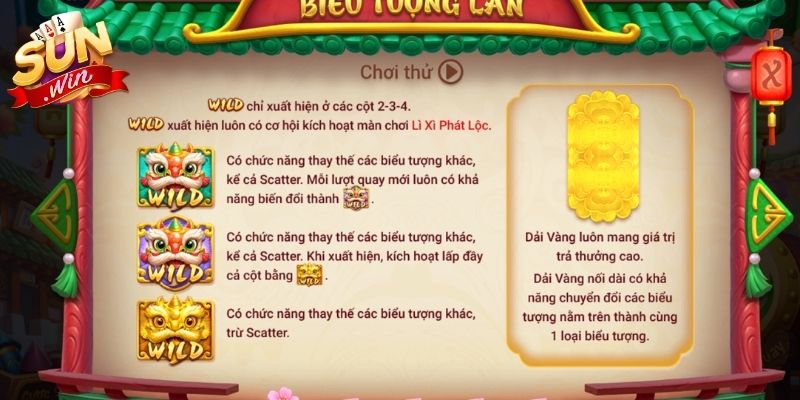 Lân Sinh Phú Quý Sunwin - Mẹo Chơi Dễ Trúng Hũ Khủng 3 Cơ chế hũ thưởng với các mức cực khủng