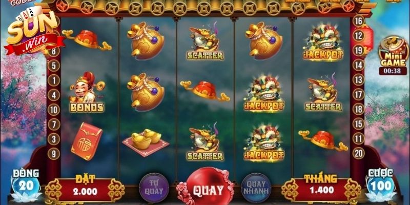 Thần Thú Sunwin – Nhanh Tay Chạm Vào Các Jackpot Khủng 2 Các biểu tượng cao cấp xuất hiện trên vòng quay